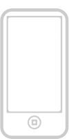 Mobile phone outline